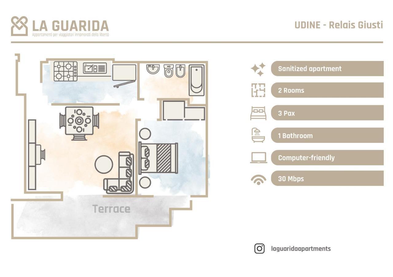 Apartamento Relais Giusti 2 - La Guarida Údine Exterior foto